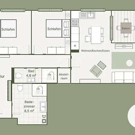 Appartamento C10 Mit Suedbalkon & Nutzung Der Wellness- & Aktivbereiche Im 